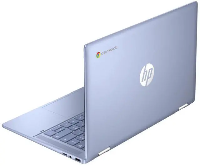 Alt view image 4 of 6 - HP Chromebook x360 14b-cd0602ds 14" Touch Intel Processor N100 up to 3.4 GHz 4GB 128GB UFS Intel UHD Graphics ChromeOS Laptop, Sky Blue - B44DWUA