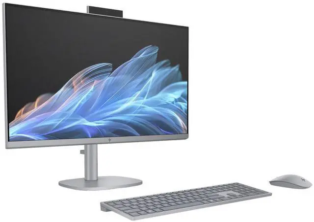 Alt view image 3 of 6 - HP OmniStudio 27-cs0000 27" FHD IPS Intel Core Ultra 5 125H 1.5 GHz up to 4.5 GHz 32GB DDR5 256GB SSD Intel Arc Graphics Windows 11 Home All-in-One Desktop, Meteor Silver - 9T0C0AV-V002