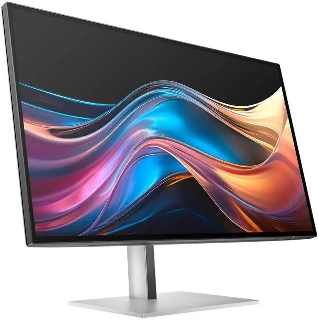Alt view image 2 of 5 - HP Series 7 Pro 727pq 27" QHD IPS Monitor 16:9, 2000:1, 400 nits, AMD FreeSync Premium, DisplayPort and HDMI, Height Adjust/Tilt/Swivel/Pivot - 8J4D8UT