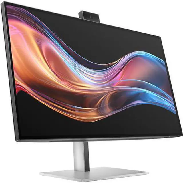 Alt view image 2 of 5 - HP Series 7 Pro 727pm 27" 4K UHD IPS Conferencing Monitor 16:9, 5ms, 5MP HDR, Speakers, Mics, Thunderbolt 4, HDMI & DisplayPort - 8K135AA