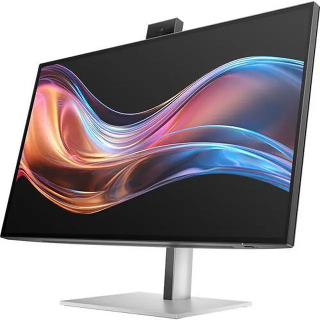 Alt view image 3 of 5 - HP Series 7 Pro 727pm 27" 4K UHD IPS Conferencing Monitor 16:9, 5ms, 5MP HDR, Speakers, Mics, Thunderbolt 4, HDMI & DisplayPort - 8K135AA