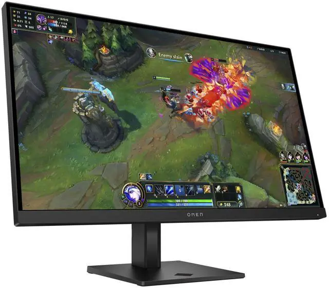 Alt view image 3 of 6 - HP OMEN 27q G2 27" QHD 180Hz Gaming Monitor 16:9, 1000:1, 1ms GtG, AMD FreeSync, Edge-lit, Height Adjustment, DisplayPort & HDMI - AV4H6AA