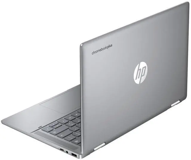 Alt view image 14 of 20 - HP Chromebook x360 14b-cd0010nr  14" FHD Intel Core i3-N305 0.8 GHz up to 3.8 GHz 8GB RAM 128GB UFS Intel UHD Graphics ChromeOS Laptop, Mineral Silver - 9P989UA
