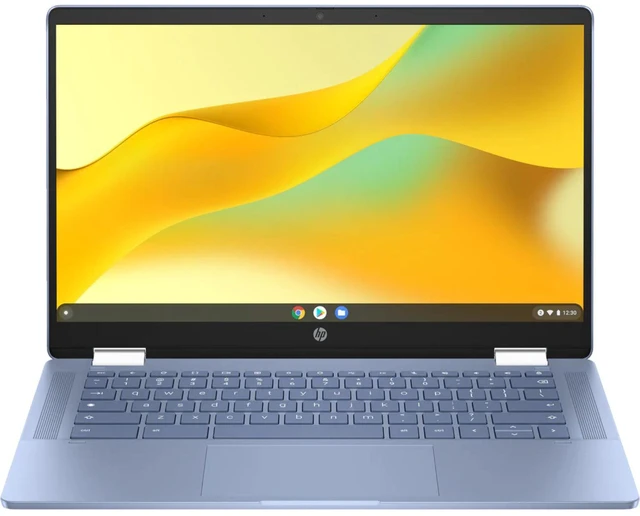 Main image of HP Chromebook x360 14b-cd0046tg 14" Intel Processor N200 4GB RAM 128GB UFS Intel UHD Graphics ChromeOS Laptop - 9P1T9UA