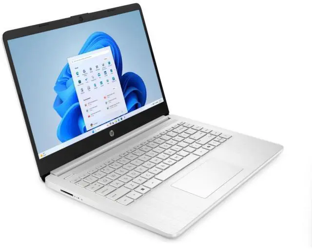 Alt view image 2 of 4 - HP 14-dq6011dx 14" Intel N150 0.8 GHz up to 3.6 GHz 4GB DDR4 128GB UFS Intel UHD Graphics Windows 11 Home Laptop, Silver - B4HN6UA