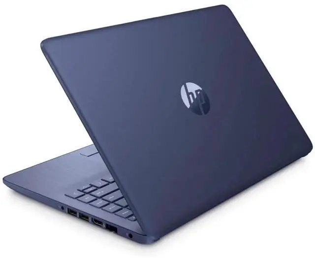 Alt view image 3 of 3 - HP 14-dq0803ds 14" Intel Celeron N4120 1.1 GHz up to 2.6 GHz 4GB DDR4-2400 MHz RAM 64GB eMMC Intel UHD Graphics Windows 11 Home Laptop, Blue - A9ET5UA