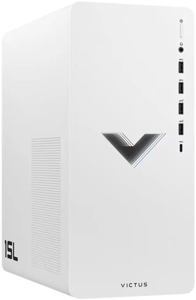 Alt view image 2 of 3 - HP Victus 15L TG02-2000t Intel Core i5-14400F 1.8 GHz up to 4.7 GHz  16GB DDR4 512GB NVIDIA SSD GeForce RTX 3050 Windows 11 Home Gaming Desktop, White - 8S0B5AV-V030