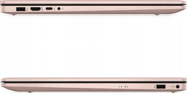 Alt view image 5 of 5 - HP 17-cn0445nr 17.3" HD+ Intel Celeron N4120 1.1 GHz up to 2.6 GHz 4GB DDR4 256GB SSD Intel UHD Graphics 600 Windows 11 Home in S mode Laptop, Pale Gold Rose - 90H35UA