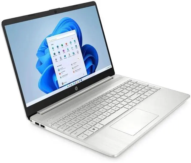 Alt view image 4 of 6 - HP 15-ef2017ca 15.6" FHD IPS AMD Ryzen 5 5500U 2.10 GHz up to 4.00 GHz 16GB DDR4-3200 512GB PCIe NVMe M.2 SSD AMD Radeon Graphics Windows 11 Home Laptop - 9A1K1UA
