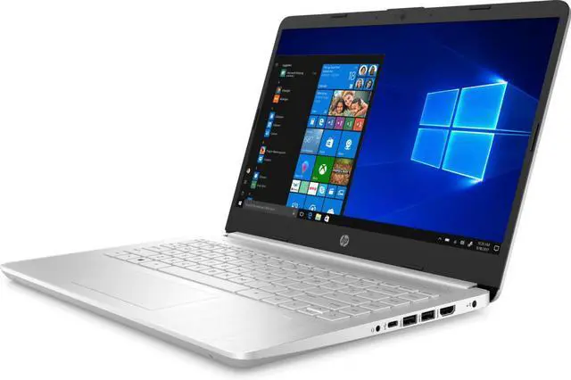 Alt view image 2 of 4 - HP 14-dq1043cl 14" FHD Intel Core i3-1005G1 1.2 GHz up to 3.4 GHz 8GB DDR4 256GB PCIe NVMe M.2 SSD Intel UHD Graphics Windows 10 Home in S mode Laptop, Silver - 1V782UA
