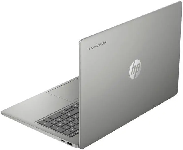 Alt view image 4 of 5 - HP Chromebook 15at-nb000 15.6" FHD IPS Intel Core i3-N305 0.8 GHz up to 3.8 GHz 8GB RAM 128GB UFS Intel UHD Graphics ChromeOS Laptop, Gray - 793Y5AV-I010