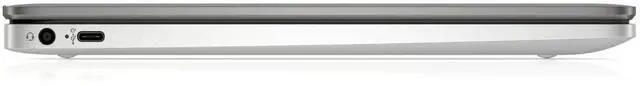 Alt view image 3 of 6 - HP Chromebook 14a-na0701ds 14" Intel Celeron N4120 1.10 GHz up to 2.6 GHz 4GB RAM 128GB eMMC Intel UHD Graphics 600 ChromeOS Laptop, Mineral Silver - 8R072UA