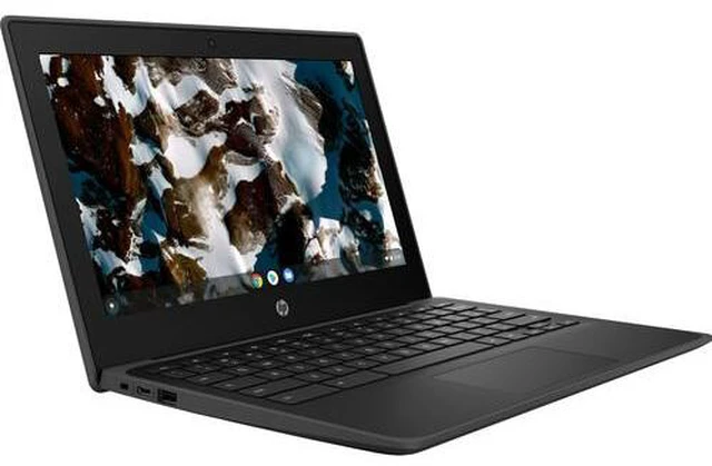 Alt view image 2 of 6 - HP Chromebook 11 G9 Education Edition 11.6" Intel Celeron N5100 1.1 GHz up to 2.8 GHz 8GB RAM 64GB eMMC Intel UHD Graphics ChromeOS Laptop, Black - 7W6L3UT