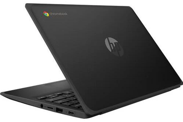 Alt view image 4 of 6 - HP Chromebook 11 G9 Education Edition 11.6" Intel Celeron N5100 1.1 GHz up to 2.8 GHz 8GB RAM 64GB eMMC Intel UHD Graphics ChromeOS Laptop, Black - 7W6L3UT