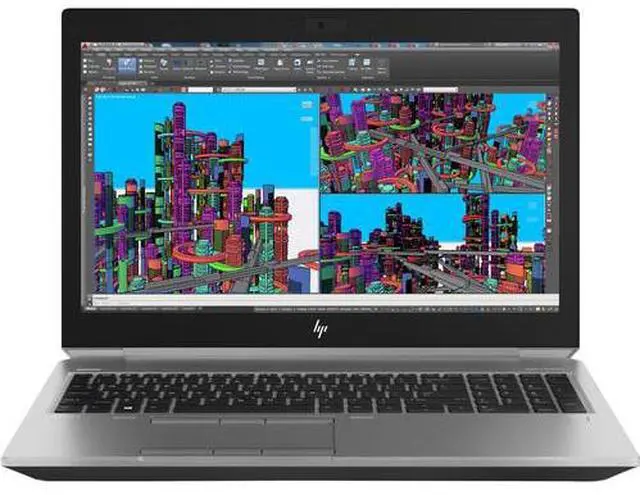 Main image of HP ZBook 15 G5 Mobile Workstation 15.6" FHD IPS Intel Core i7-8850H 2.6 GHz 16GB DDR4 256GB SSD NVIDIA Quadro P1000 Windows 11 Pro Laptop, Gray, Minor Scratches and Dents