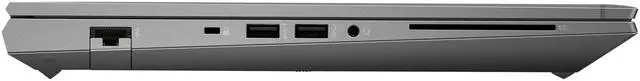 Alt view image 5 of 6 - HP ZBook Fury 15 G7 Mobile Workstation 15.6" FHD IPS Intel Core i7-10850H 2.7 GHz up to 5.1 GHz 32GB DDR4 512GB SSD Intel UHD Graphics Windows 11 Pro Laptop, Gray - 9VS26AV-I001