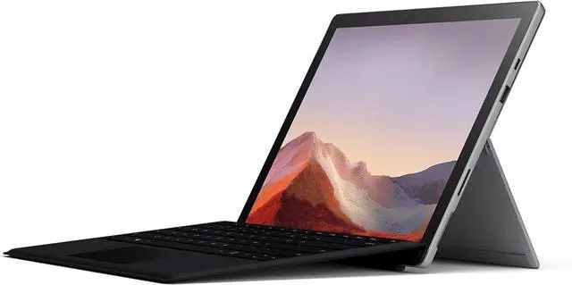 Alt view image 2 of 5 - Microsoft Surface Pro 7+ 12.3 PixelSense Intel Core i5-1135G7 2.40 GHz 8GB SDRAM 256GB SSD Intel Iris Xe Graphics Windows 11 Pro Laptop, Black - Minor Scratches and Dents