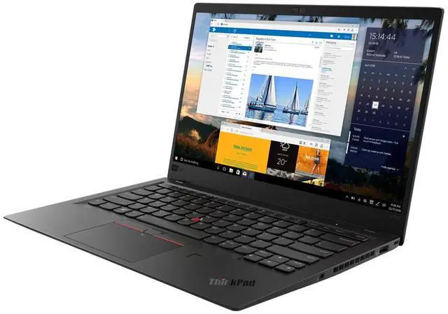 Alt view image 3 of 6 - Lenovo ThinkPad X1 Carbon 6th Gen 14" FHD Intel Core i7-8650U 1.90 GHz up to 4.20 GHz 16GB 256GB SSD Intel UHD Graphics 620 Backlit KB Windows 11 Pro Laptop Black - 20KGS9HK00-I803