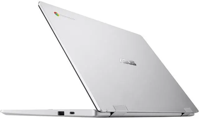 Alt view image 4 of 5 - ASUS Chromebook CX1 14" Intel Celeron N4500 1.1 GHz up to 2.8 GHz 4GB RAM 64GB eMMC Intel UHD Graphics ChromeOS Laptop, Silver - CX1400CKA-WS01-CB