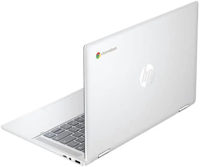 Alt view image 4 of 6 - HP Chromebook x360 14bt-cd000 14" Intel Processor N200 3.2 GHz up to 3.7 GHz 4GB RAM 64GB SSD Intel UHD Graphics ChromeOS Laptop, Silver - 9V8W8AV-I001