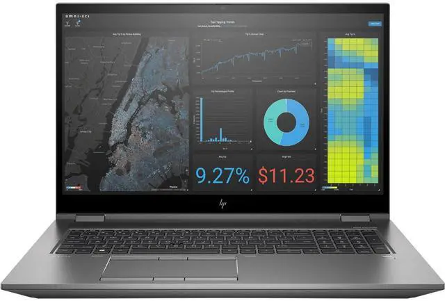 Main image of HP ZBook 17 G7 Mobile Workstation 17.3" FHD Intel Core i9-10885H 2.4 GHz up to 5.3 GHz 64GB DDR4 1TB SSD NVIDIA Quadro RTX 3000 Windows 11 Pro Laptop, Gray - 364C2UC-I010