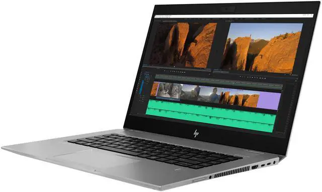 Alt view image 2 of 6 - HP ZBook Studio G5 15.6" FHD Intel Core i7-9850H 2.6GHz up to 4.3GHz 32GB DDR4 512GB SSD Intel UHD Graphics 630 Windows 11 Pro Laptop, Gray - 9AP10UC-I708