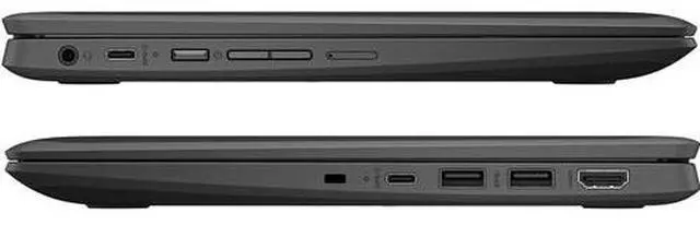 Alt view image 5 of 5 - HP Fortis x360 G5 11.6" Intel Processor N100 0.7 GHz up to 3.4 GHz 4GB RAM 32GB eMMC Intel UHD Graphics ChromeOS Laptop, Black - 9R393UT