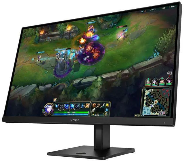 Alt view image 2 of 6 - HP OMEN 27" FHD 180Hz Gaming Monitor 16:9, 1ms, 400 nits, Height adjustable, Pivot, Tilt, Anti-glare, HDMI and DisplayPort, Black - AV4K1AA