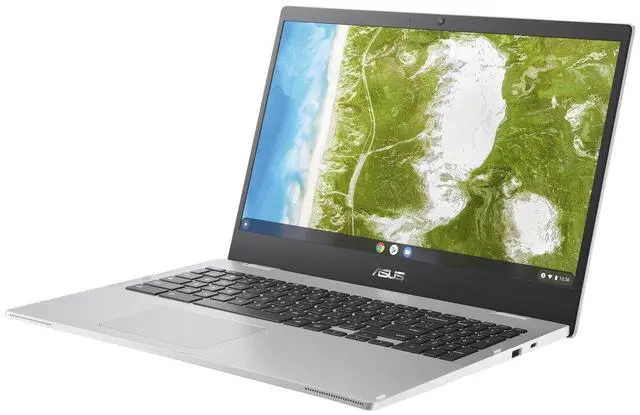 Alt view image 3 of 6 - ASUS Chromebook CX1 15.6 FHD Intel Celeron N5100 1.1 GHz up to 2.8 GHz 4GB 64GB Intel UHD Graphics Chrome OS Laptop, Silver - CX1500CKA-DH02-CB