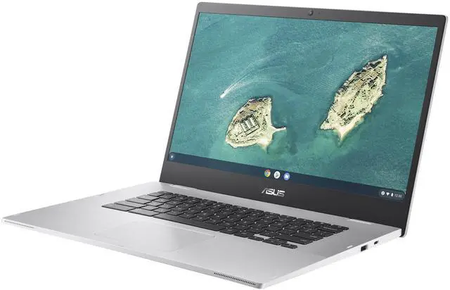 Alt view image 2 of 5 - ASUS Chromebook CX1 15.6" FHD Intel Celeron N3350 1.1 GHz up to 2.4 GHz 8GB 64GB eMMC Intel HD Graphics 500 Chrome OS Laptop, Silver - CX1500CNA-BB01-CB