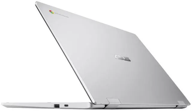 Alt view image 4 of 6 - ASUS Chromebook CX1 15.6" FHD Intel Celeron N4500 1.1 GHz up to 2.8 GHz 4GB 64GB eMMC Intel UHD Graphics ChromeOS Laptop, Silver - CX1500CKA-SS01-CB