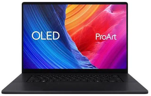 Main image of ASUS ProArt P16 16" 4K OLED Touch AMD Ryzen AI 9 HX 370 2.0 GHz up to 5.1 GHz 32GB RAM 1TB SSD NVIDIA GeForce RTX 4060 Windows 11 Home Laptop, Black - H7606WV-DB93T-CB