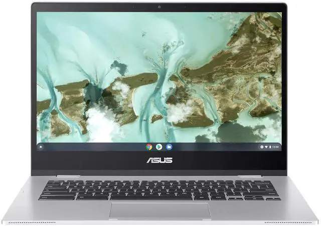 Main image of ASUS Chromebook CX1 14.0" FHD Intel Celeron N3350 1.1 GHz up to 2.4 GHz 4GB RAM 64GB eMMC Intel HD Graphics 500 ChromeOS Laptop, Silver - CX1400CNA-AS44F