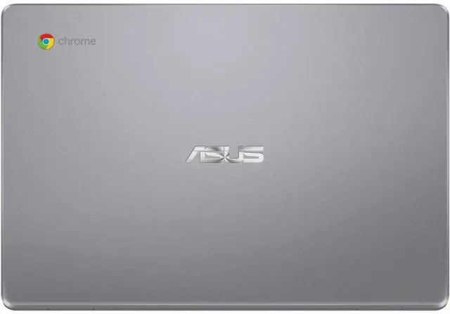 Alt view image 5 of 5 - ASUS Chromebook CX22NA 11.6" Intel Celeron N3350 1.1GHz up to 2.4GHz 4GB 32GB eMMC Intel UD Graphics 500 Chrome OS Laptop, Gray - CX22NA-211.BB01