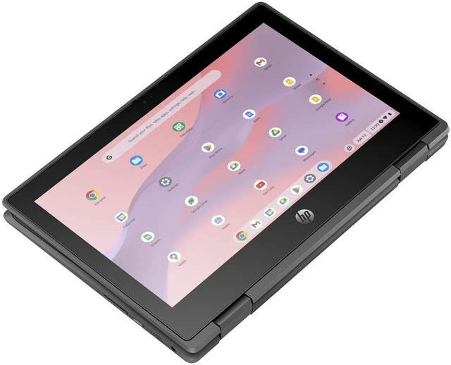 Alt view image 4 of 6 - HP Fortis Flip G1i 11.6" Touch Intel N150 0.8 GHz up to 3.6 GHz 8GB RAM 128GB UFS Intel UHD Graphics Windows 11 Pro Laptop, Black - BP5A1UC-I010