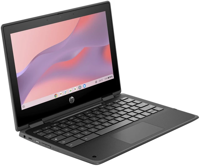 Alt view image 6 of 6 - HP Fortis Flip G1i 11.6" Touch Intel N150 0.8 GHz up to 3.6 GHz 8GB RAM 128GB UFS Intel UHD Graphics Windows 11 Pro Laptop, Black - BP5A1UC-I010