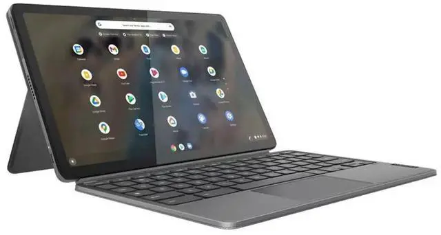 Alt view image 4 of 6 - Lenovo Chromebook Duet 3 10.95" 2K Touch Snapdragon 7c Gen 2 up to 2.55 GHz 8GB RAM 128GB eMMC Qualcomm Adreno ChromeOS, Storm Grey - 82T6001HUS