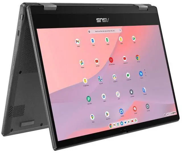 Main image of ASUS Chromebook CM14 Flip (CM1402F) 14" FHD Touchscreen MediaTek Kompanio 520 2.0 GHz up to 2.0 GHz 8GB 128G eMMC ARM Mali-G52 MC2 ChromeOS Laptop, Gravity Grey - CM1402FM2A-CSM01T