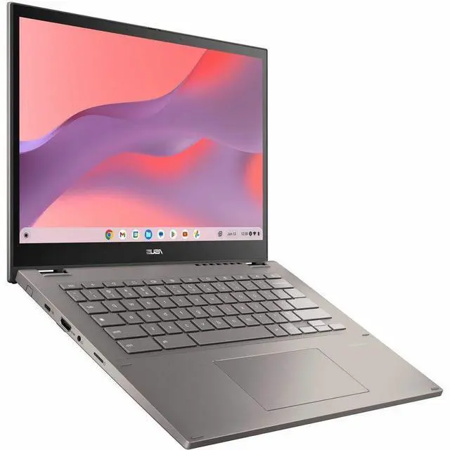 Alt view image 4 of 6 - ASUS Chromebook Flip CX3401 14" WUXGA Touch Intel Core i3-1215U 1.2 GHz up to 4.4 GHz 8GB RAM 128GB SSD Intel UHD Graphics ChromeOS Laptop, Gray - CX3401FBA-DS32T-CB