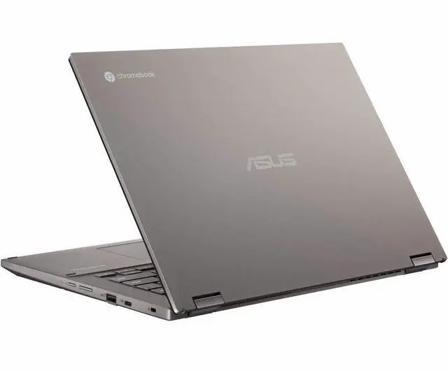 Alt view image 6 of 6 - ASUS Chromebook Flip CX3401 14" WUXGA Touch Intel Core i3-1215U 1.2 GHz up to 4.4 GHz 8GB RAM 128GB SSD Intel UHD Graphics ChromeOS Laptop, Gray - CX3401FBA-DS32T-CB