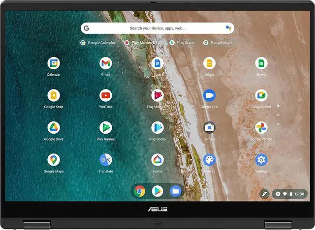 Alt view image 6 of 6 - ASUS Chromebook Flip CX5 16" WUXGA Touch Intel Core i5-1235U 1.3 GHz up to 4.4 GHz 16GB RAM 128GB SSD Intel Iris Xe Graphics Chrome OS Laptop, Mineral Gray - CX5601FBA-DS51T-CB