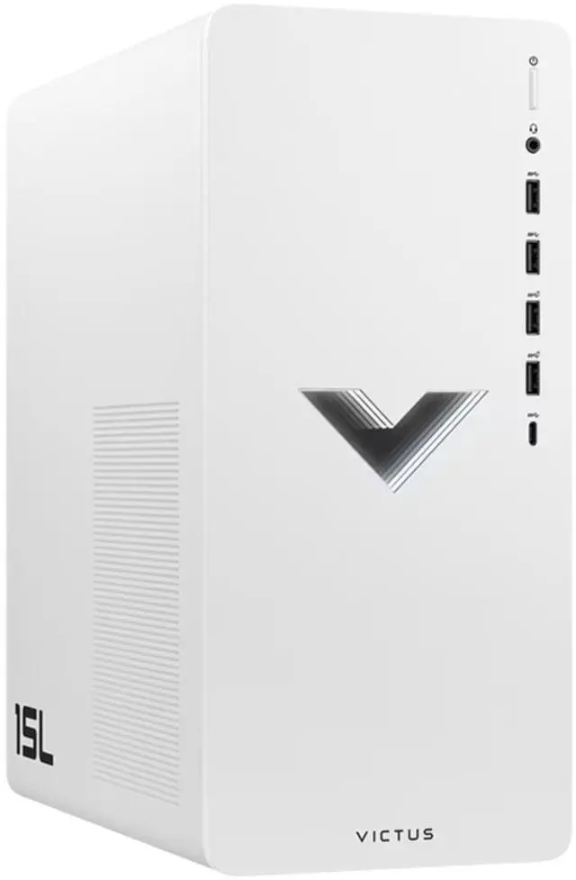 Main image of HP Victus 15L TG02-2000t Intel Core i7-14700F 1.5 GHz up to 5.4 GHz 32GB DDR4 512GB SSD NVIDIA GeForce RTX 4060 Windows 11 Home Gaming Desktop, White - 8S0B5AV-V063