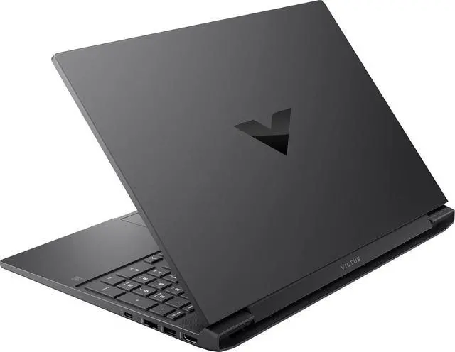 Main image of HP Victus 15-fb2063dx 15.6" FHD IPS AMD Ryzen 5 7535HS 3.30 GHz Up to 4.55 GHz 8GB DDR5 512GB NVMe M.2 SSD AMD Radeon RX 6550M Windows 11 Home Gaming Laptop, Black, Minor scratches and dents - 9Z7L4UA