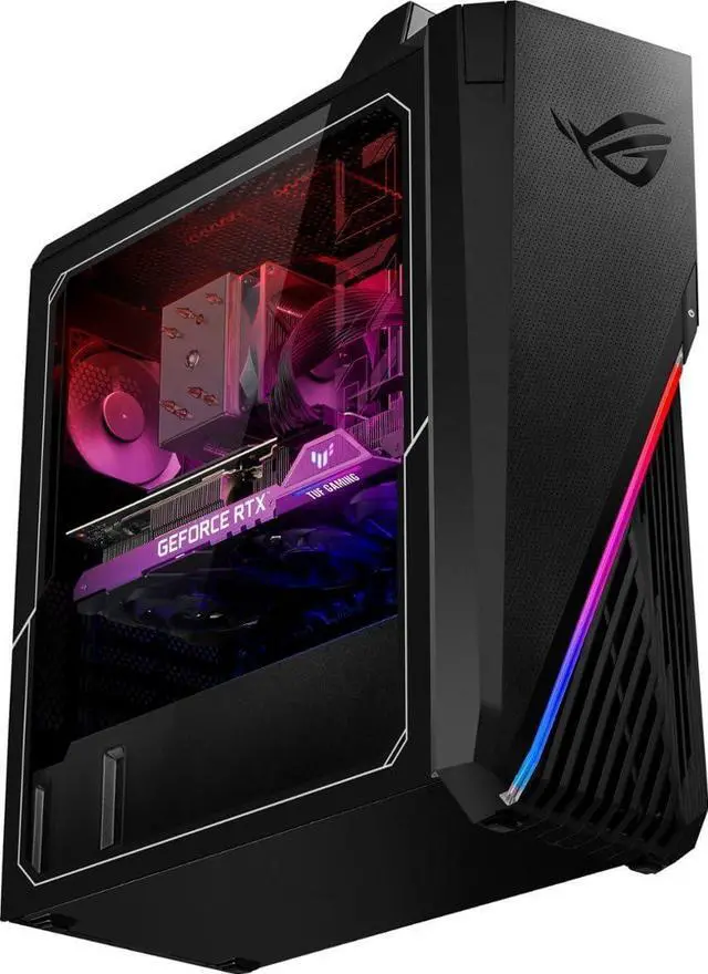 Main image of ASUS ROG Strix GT15 G15 Intel Core i7-12700KF 3.60 GHz up to 4.90 GHz 16GB DDR4 2TB SATA HDD + 512GB SSD NVIDIA GeForce RTX 3080 Windows 11 Home Gaming Desktop - GT15CF-I73080VR