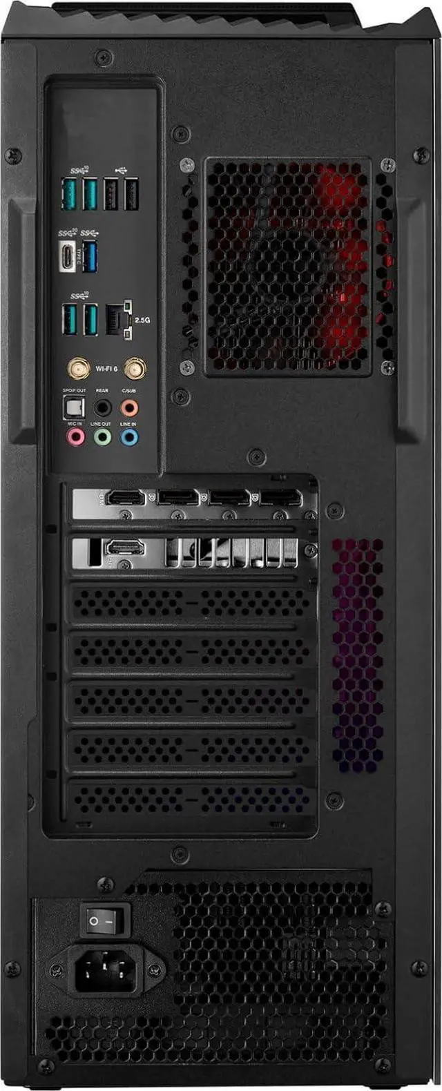 Alt view image 4 of 5 - ASUS ROG Strix GT15 G15 Intel Core i7-12700KF 3.60 GHz up to 4.90 GHz 16GB DDR4 2TB SATA HDD + 512GB SSD NVIDIA GeForce RTX 3080 Windows 11 Home Gaming Desktop - GT15CF-I73080VR