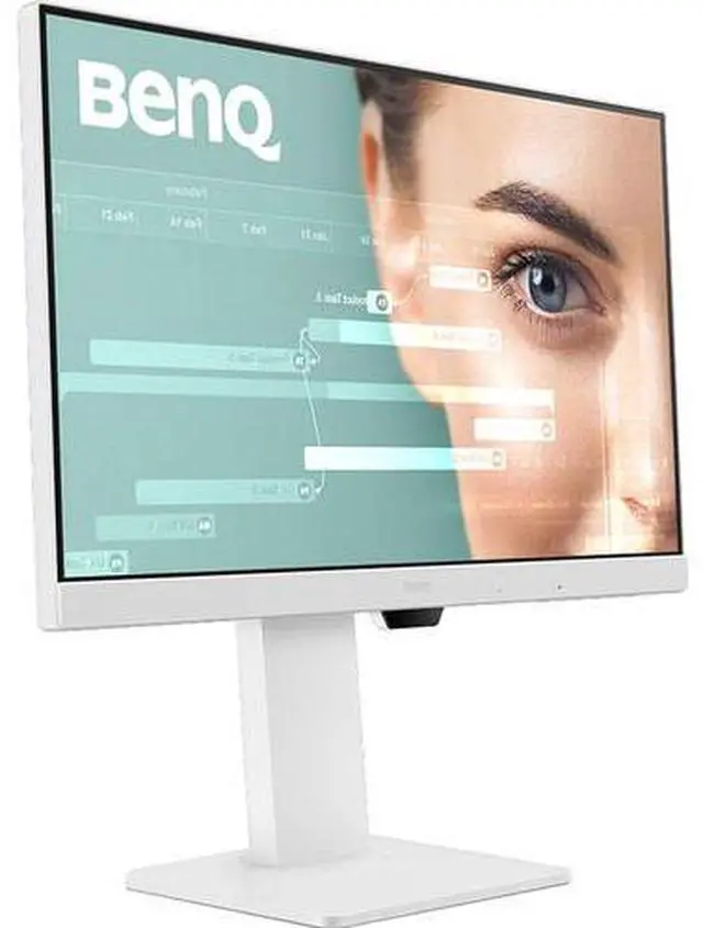 Alt view image 2 of 6 - BenQ GW2486TC 23.8" IPS Monitor 5ms GtG, 1300:1, 250 nits, Coding Mode, USB-A, HDMI & DisplayPort Noice-Cancelling Mic, Height Adjustable, White - GW2486TC