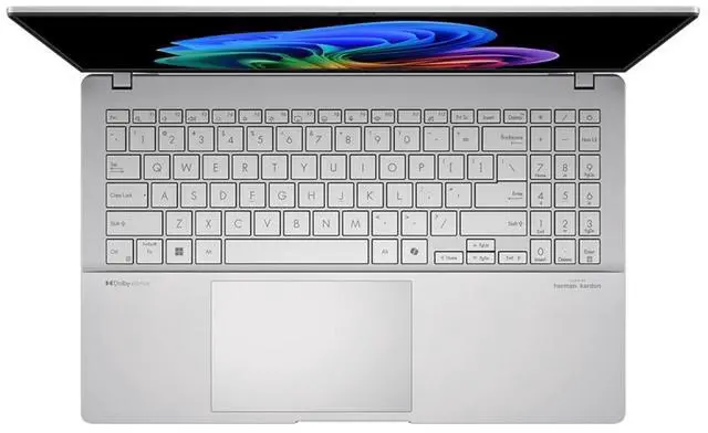 Alt view image 3 of 6 - ASUS Vivobook S15 15.6" 3K OLED Snapdragon X Elite X1E-78-100 up to 3.4 GHz 16GB RAM 1TB SSD Qualcomm Adreno Windows 11 Home Laptop, Silver - S5507QAD-PS96