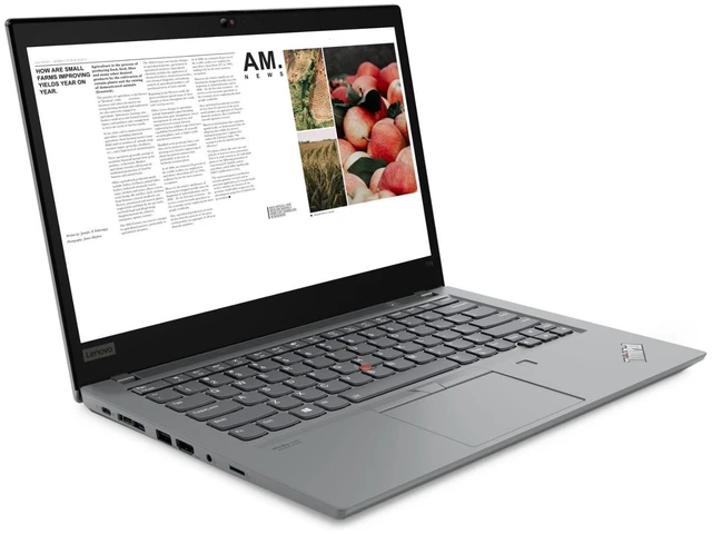 Alt view image 3 of 5 - Lenovo ThinkPad T14 Gen 2 14" FHD Intel Core i5-1145G7 2.60 GHz up to 4.40 GHz 16 GB DDR4 256 GB SSD Intel Iris Xe Graphics Windows 11 Pro Laptop, Gray, Minor Scratches and Dents - 20W1S9J400-I020