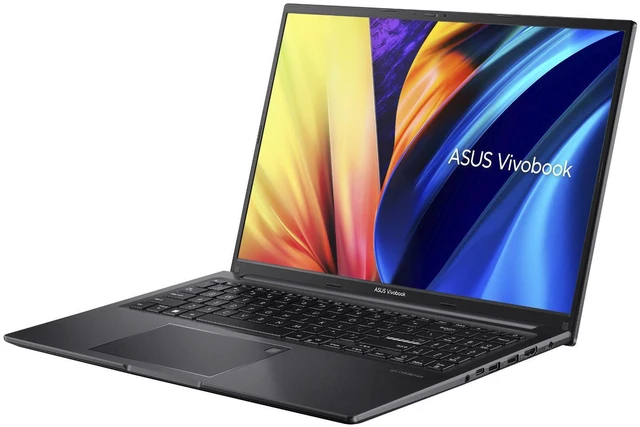 Alt view image 2 of 6 - ASUS Vivobook 16X 16" WUXGA IPS Intel Core i5-1235U 1.3 GHz up to 4.4 GHz 8GB DDR4 512GB SSD Intel Iris Xe Graphics Windows 11 Home Laptop, Black - X1605ZA-DB51-CA