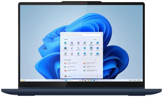 Alt view image 3 of 6 - Lenovo IdeaPad 5 14" WUXGA Touch AMD Ryzen AI 7 350 2.0 GHz up to 5.0 GHz 16GB 1TB SSD AMD Radeon 860M Backlit KB, Windows 11 Home Laptop with Pen, Blue - 83KT001YUS